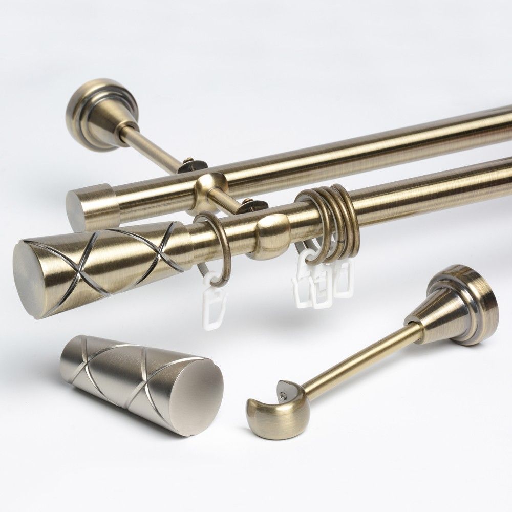 glam curtain rods
