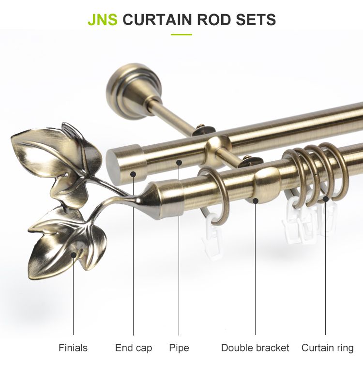 Extendable curtain rod pole