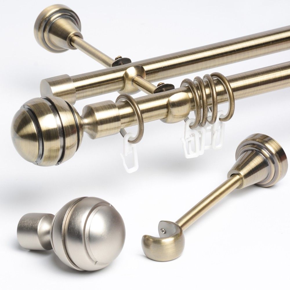 modern gold curtain rod