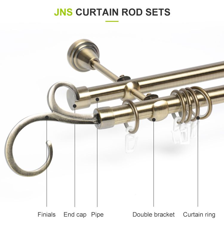 accessories for curtain rods