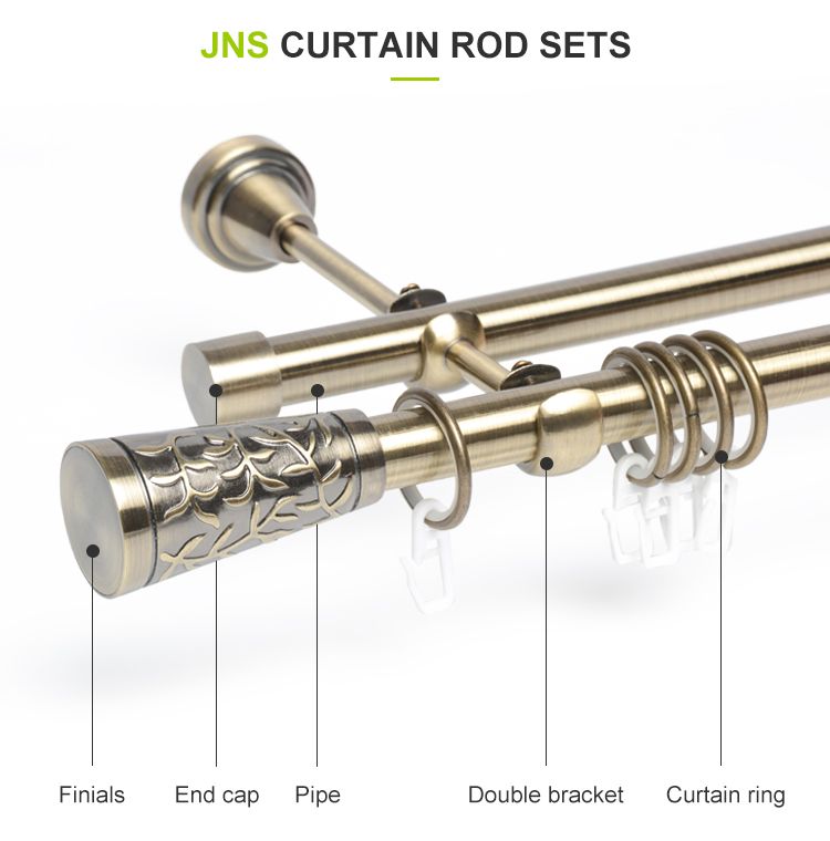 curtain rod accessories set