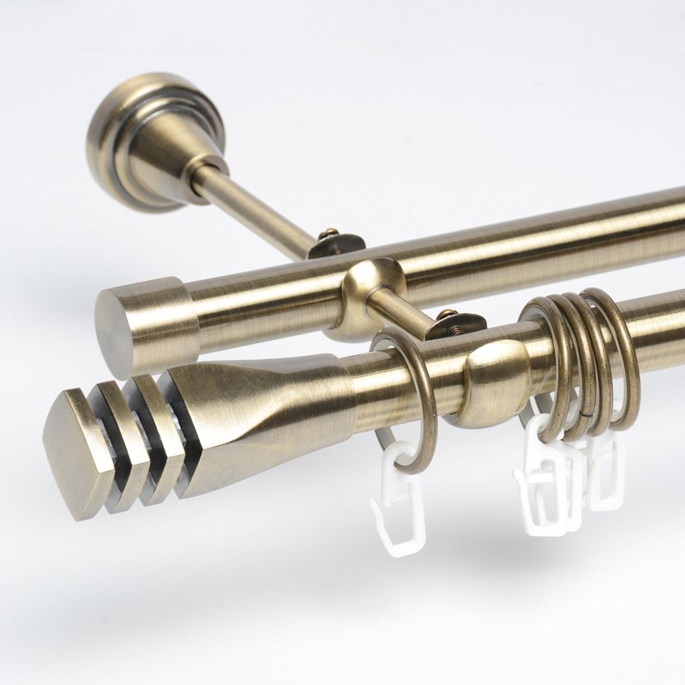 modern curtain rod finials