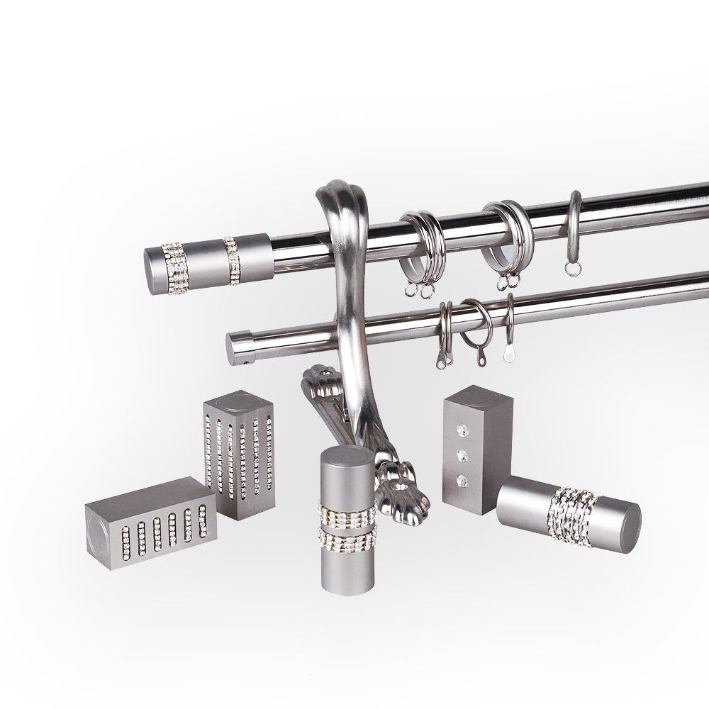 new curtain single rod hardware set