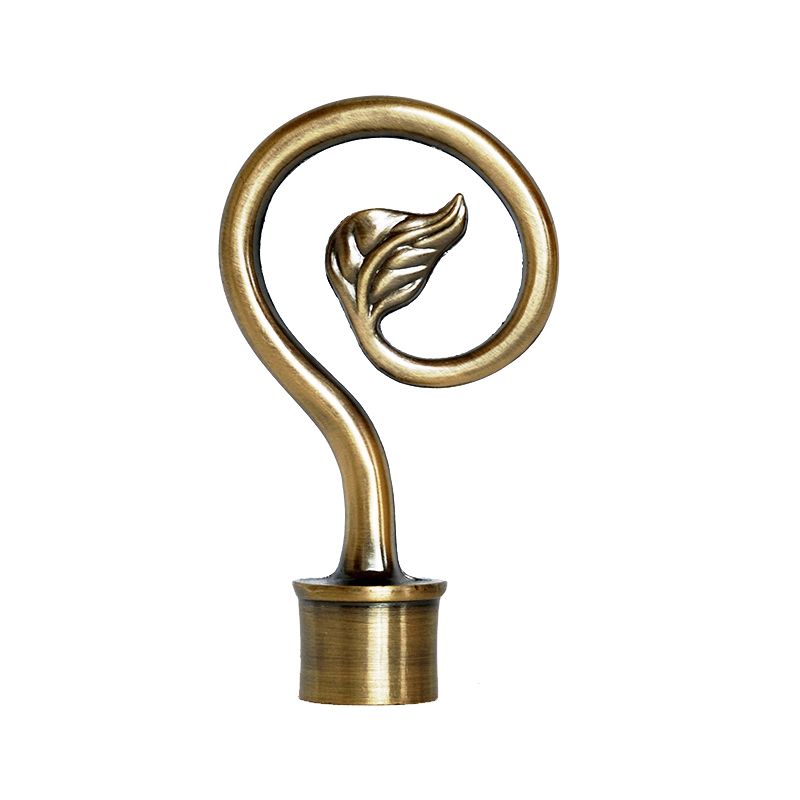 art deco curtain pole finials