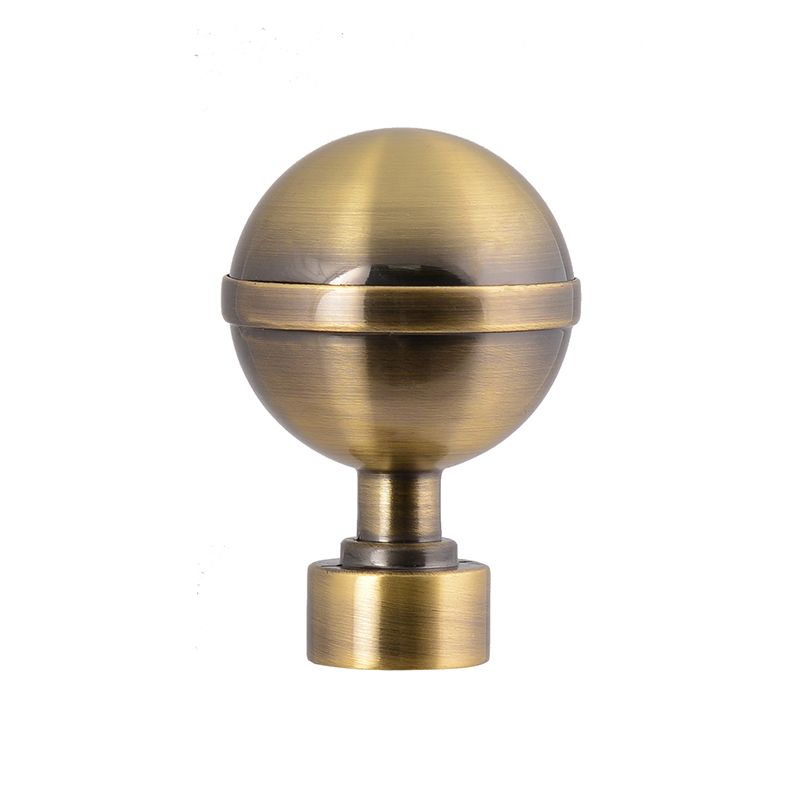 art deco curtain pole finials