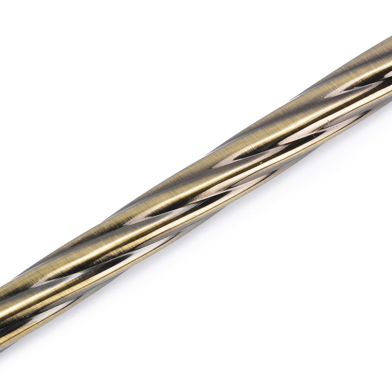 polished nickel curtain rod