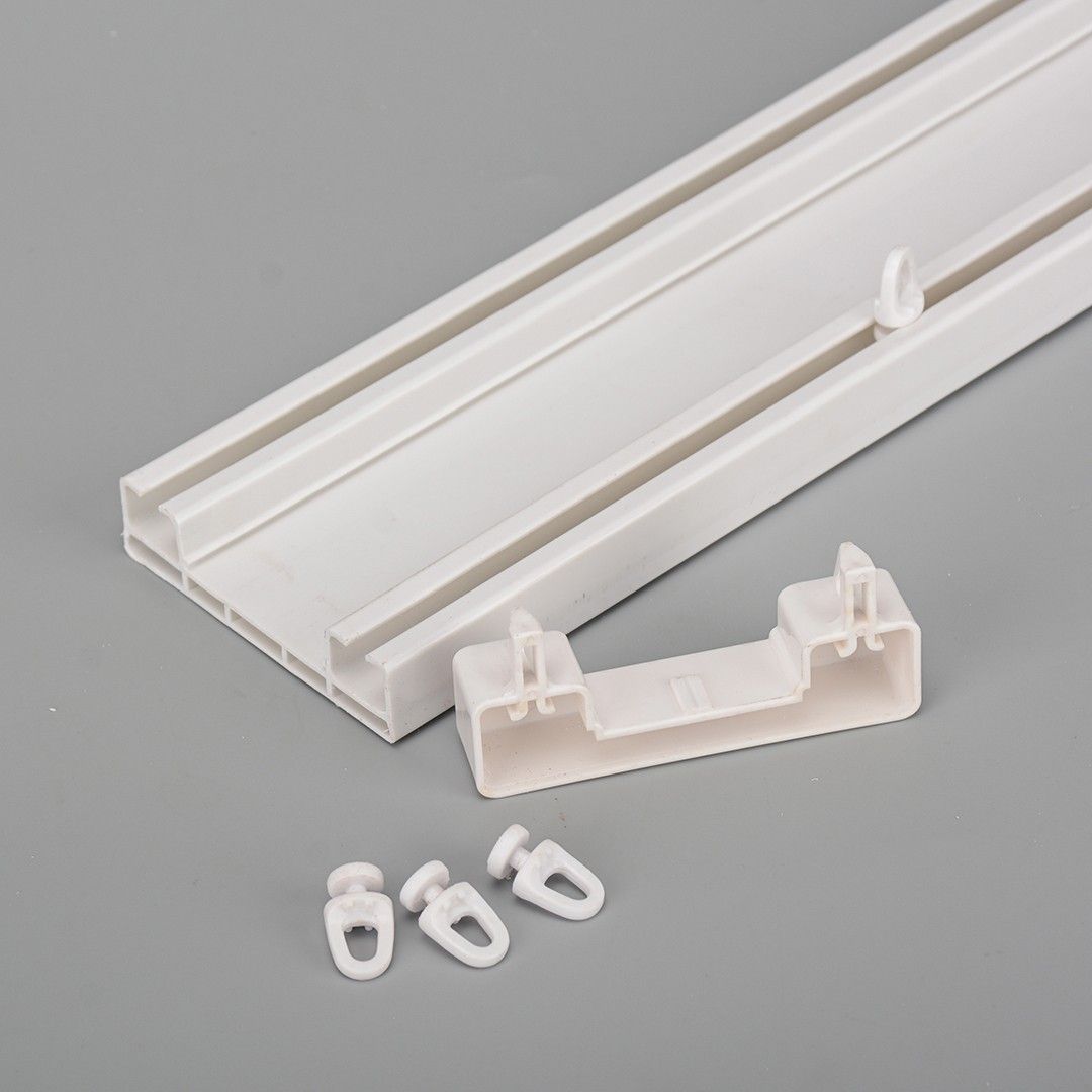 curtain rod double track