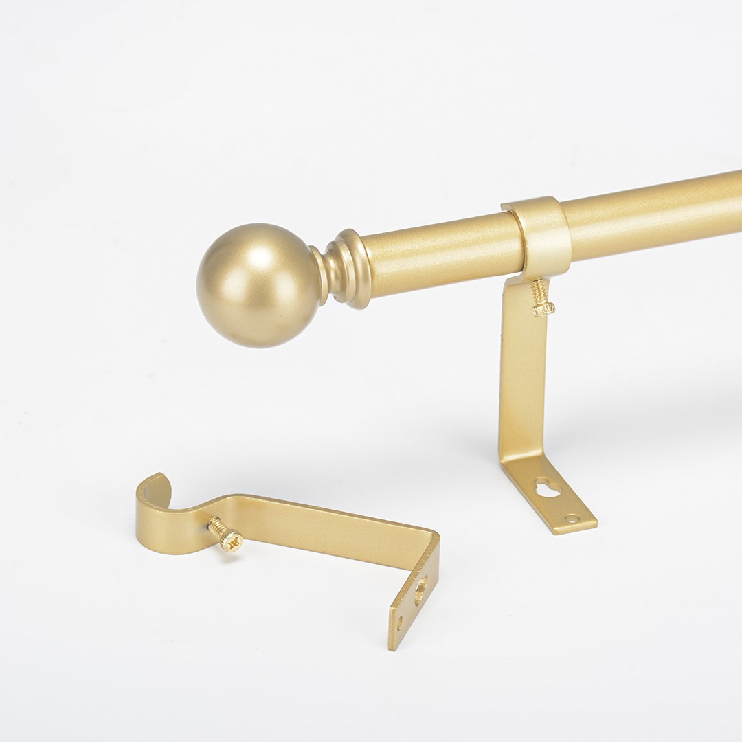 Curtain Rod Window Door Glass Rod vitragestange Brass 40 to 140 cm 