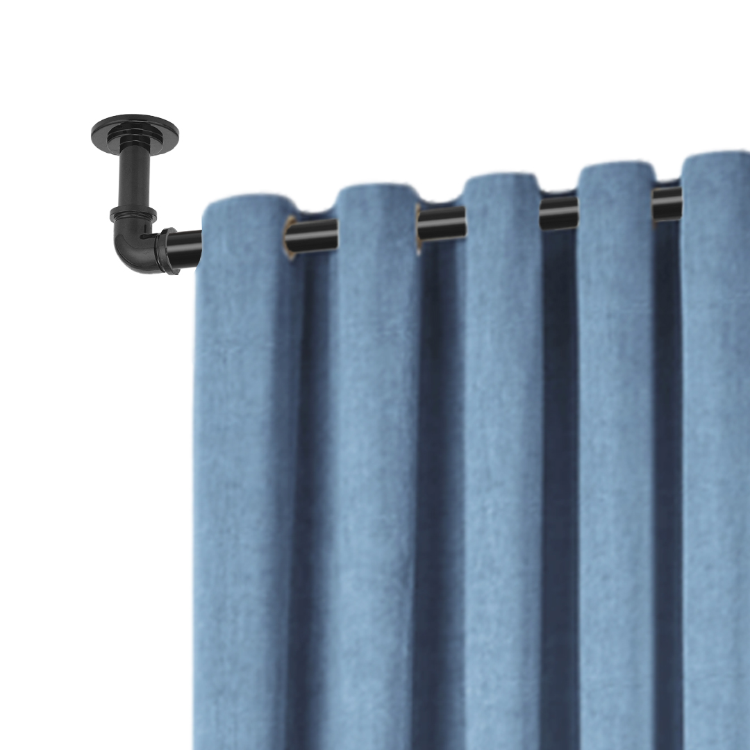 Surround curtain rod