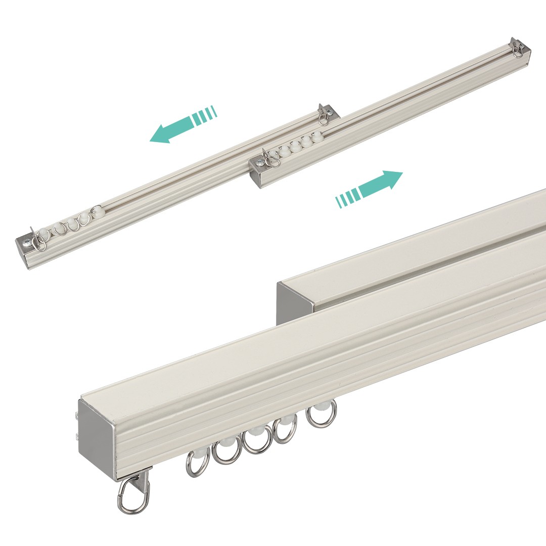 Door and window telescopic track