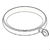 Stardeco brushed nickel curtain rings home accessories curtain rings metal accessories