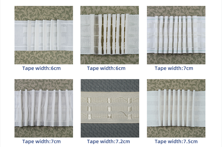 Hot sell Wholesale Polyester curtain tape / curtain eyelets tape