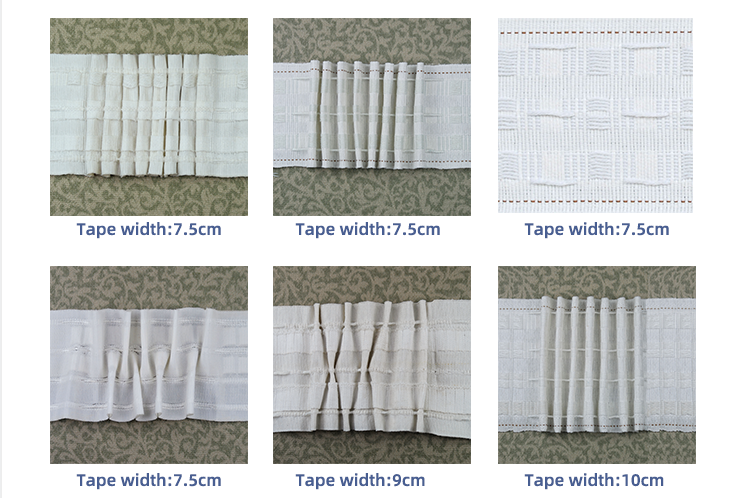 STARDECO European market Hot sell curtain tape with rope