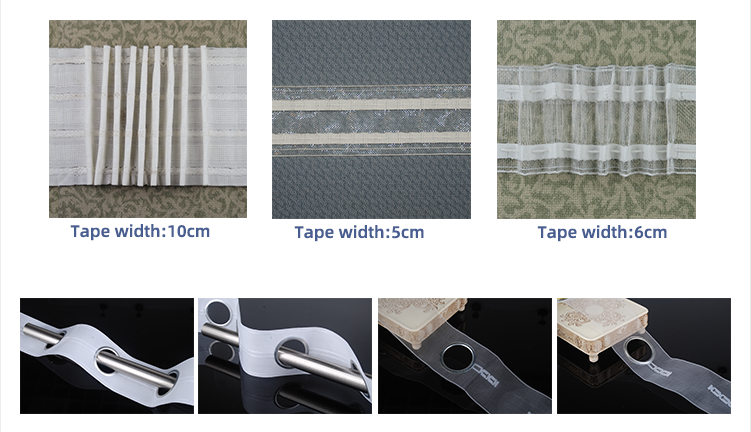 STARDECO European market Hot sell curtain tape with rope